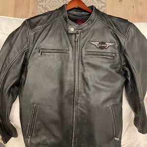 Vintage Harley Davidson Genuine leather riding jacket men’s XL